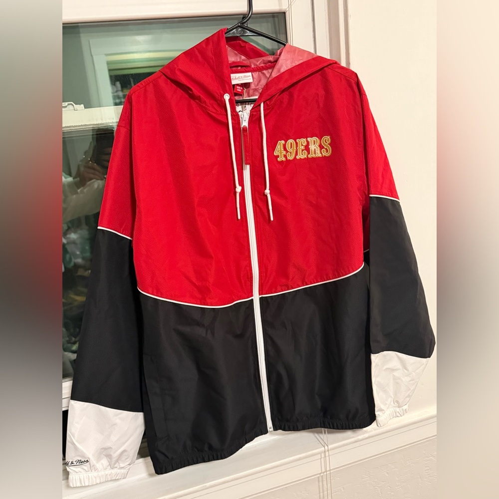 Mitchell & Ness Vintage Niners 49ers Windbreaker